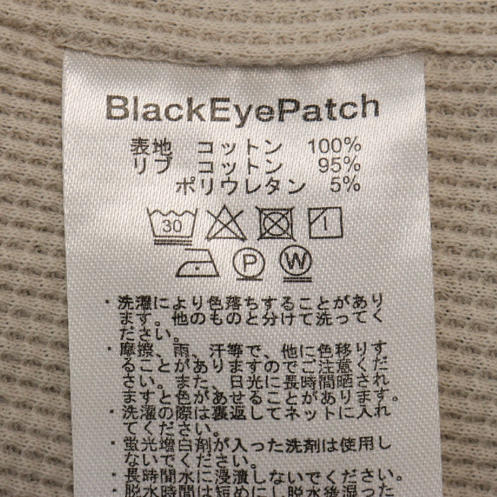 THE BLACK EYE PATCH(ブラックアイパッチ) SPANDEX LOGO ZIP HOODIE バイカラー切り替え ジップ パーカー ブラック/レッド
