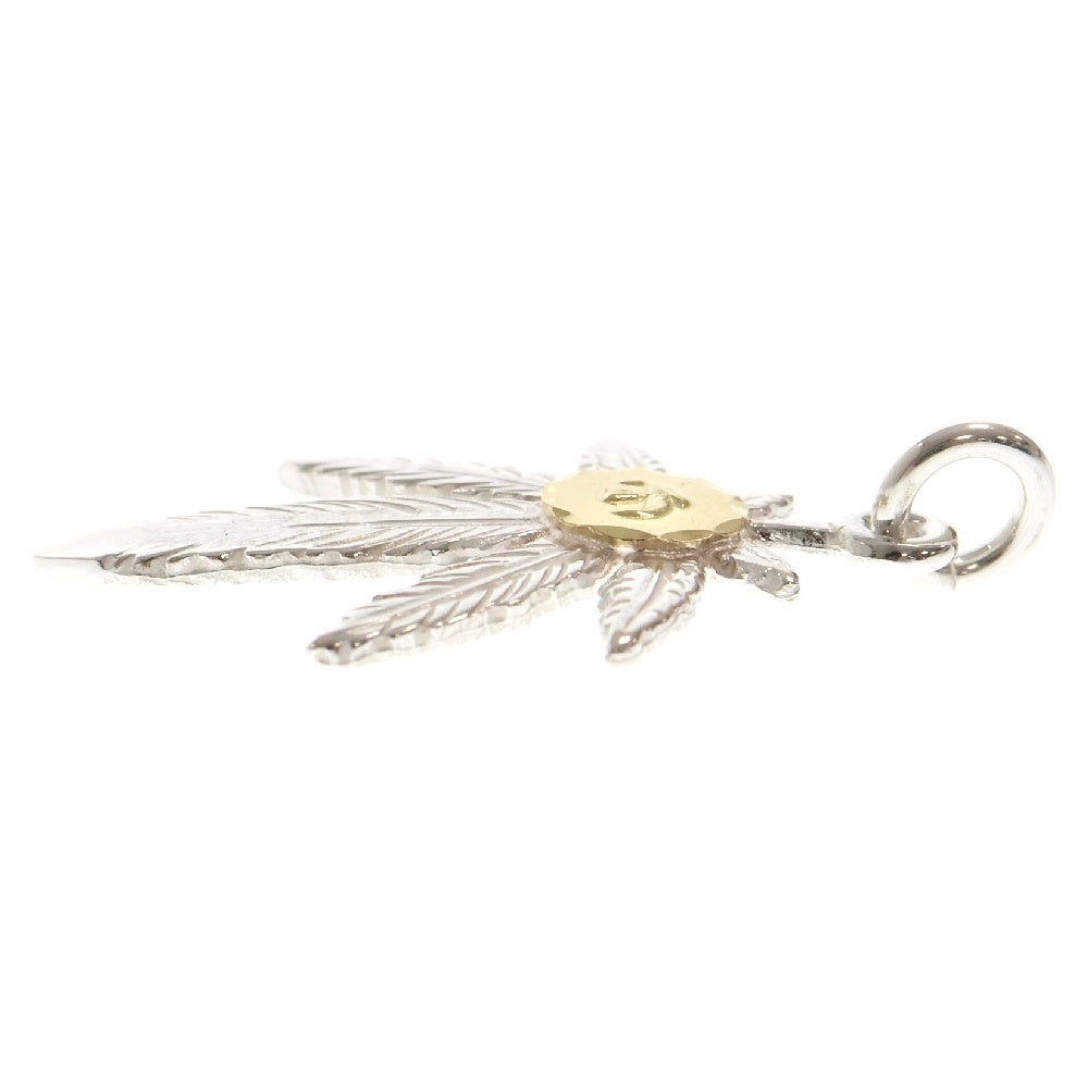 goro's(ゴローズ) 新品 金メタル付きグラス ネックレストップ シルバー/ゴールド