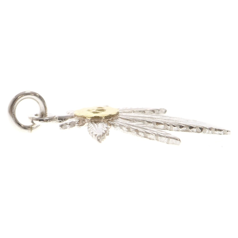 goro's(ゴローズ) 新品 金メタル付きグラス ネックレストップ シルバー/ゴールド