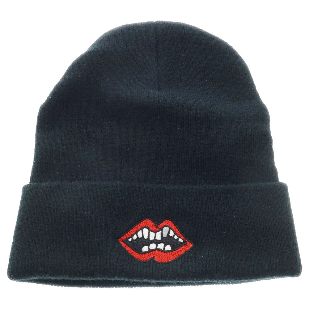CHROME HEARTS(クロムハーツ) ×MATTY BOY PPO WOOL WATCH CAP マッティボーイ チョンパー刺繍ニットキャップ ビーニー ニット帽 ブラック