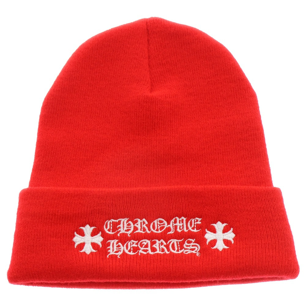 CHROME HEARTS(クロムハーツ) WOOL WATCH CAP ウールワッチキャップ CHロゴ刺繍ビーニーニットキャップ