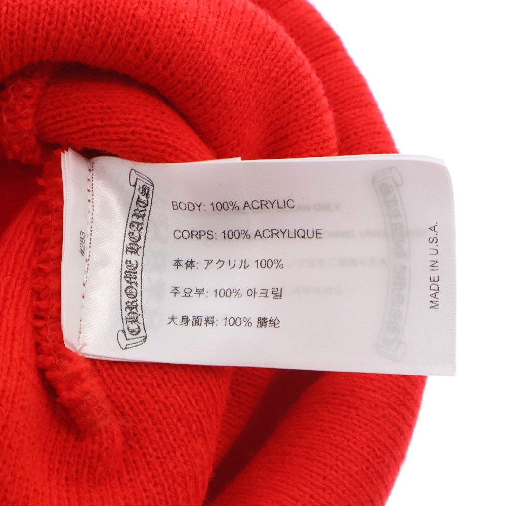 CHROME HEARTS(クロムハーツ) WOOL WATCH CAP ウールワッチキャップ CHロゴ刺繍ビーニーニットキャップ