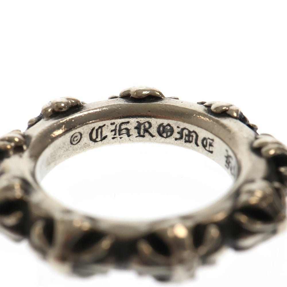 CHROME HEARTS(クロムハーツ) CROSS BAND RING クロスバンドリング 16.5号 シルバー