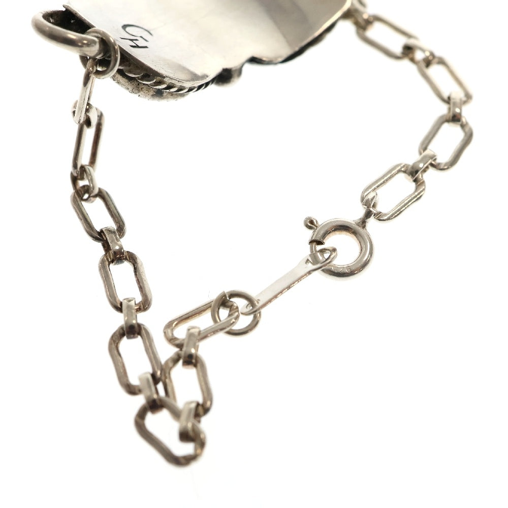 INDIAN JEWELRY(インディアンジュエリー) ナバホ族 シェル&ターコイズ付き ブレスレット シルバー