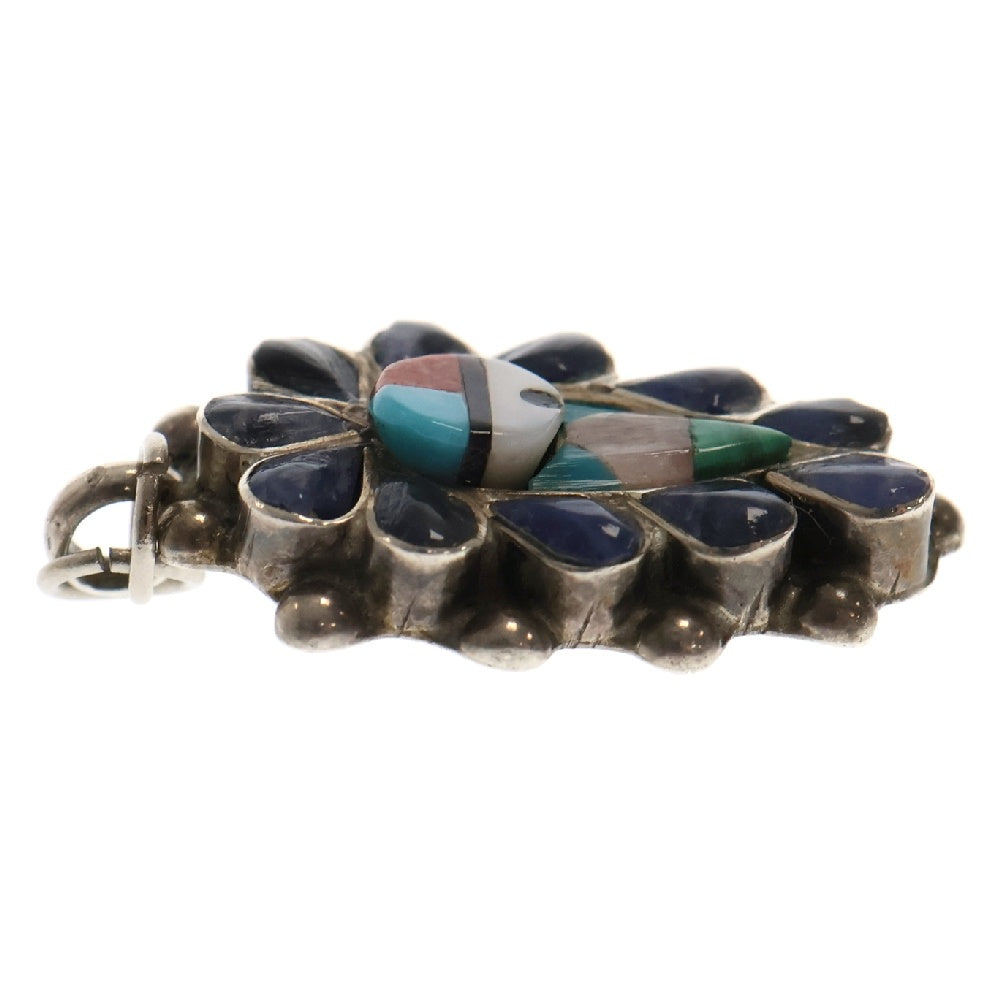 INDIAN JEWELRY(インディアンジュエリー) STANFORD & GERALDINE作 ズニ族 ペンダントトップ シルバー