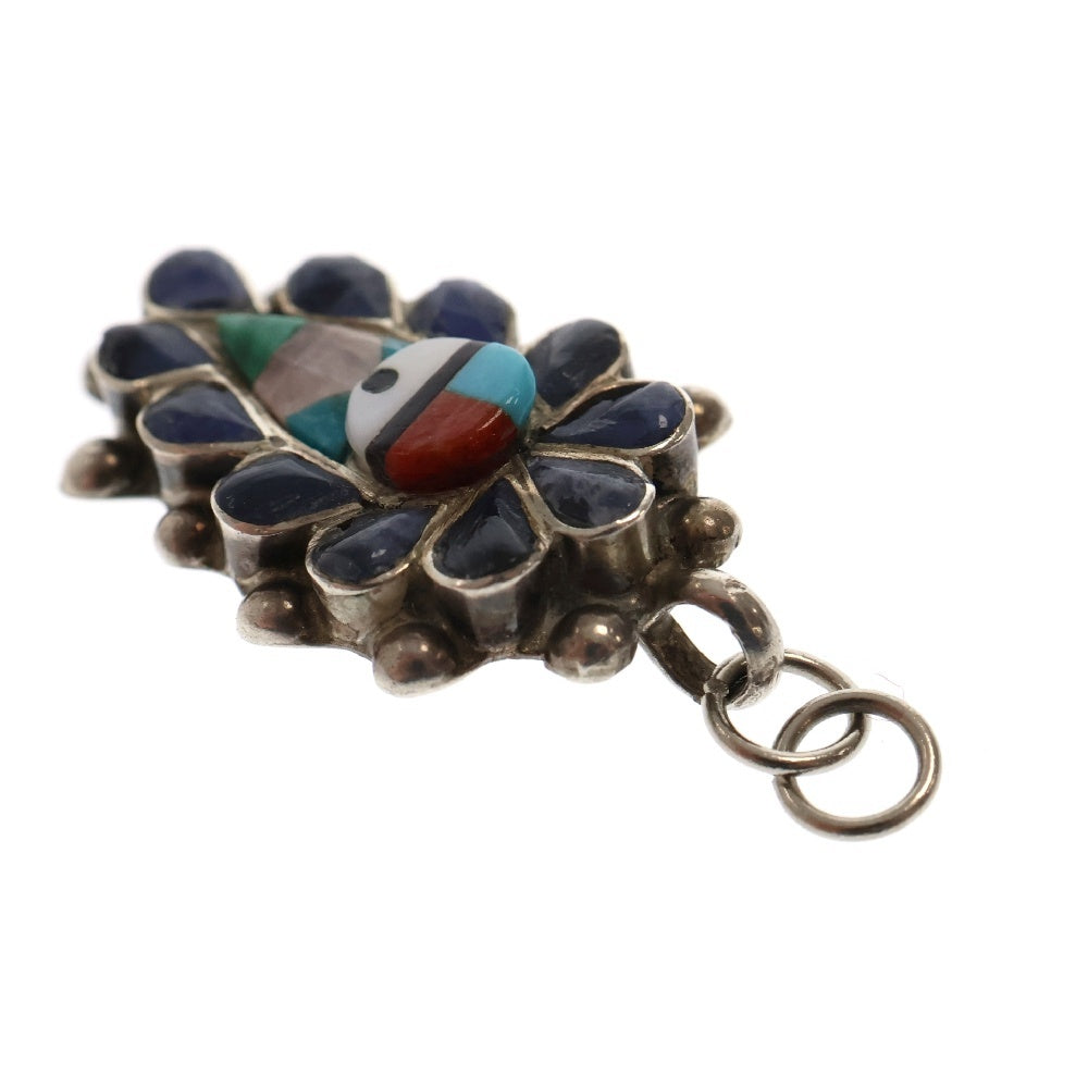 INDIAN JEWELRY(インディアンジュエリー) STANFORD & GERALDINE作 ズニ族 ペンダントトップ シルバー