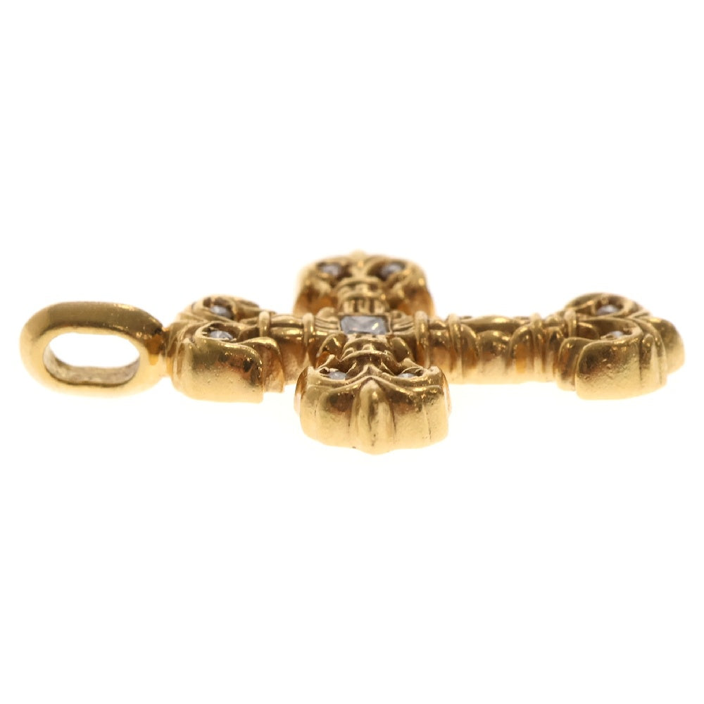 CHROME HEARTS(クロムハーツ) 22K FILIGREE TINY P/DIA タイニーフィリグリークロス PAVEダイヤ ペンダントトップ ゴールド