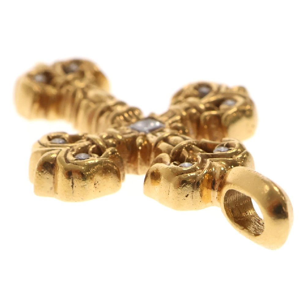 CHROME HEARTS(クロムハーツ) 22K FILIGREE TINY P/DIA タイニーフィリグリークロス PAVEダイヤ ペンダントトップ ゴールド