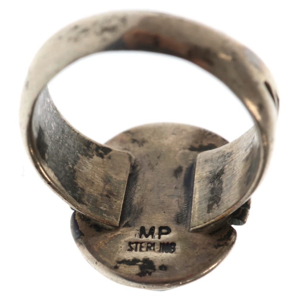 INDIAN JEWELRY(インディアンジュエリー) ナバホ族 Mike Perryマ イクペリーターコイズリング シルバー