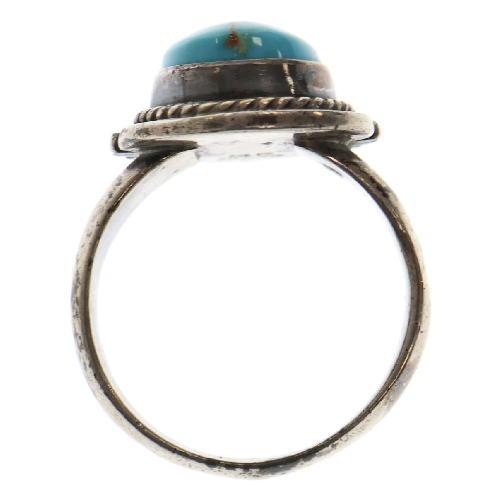 INDIAN JEWELRY(インディアンジュエリー) ナバホ族 Mike Perryマ イクペリーターコイズリング シルバー