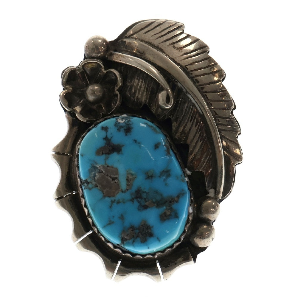 INDIAN JEWELRY(インディアンジュエリー) ナバホ族 ターコイズリング シルバー