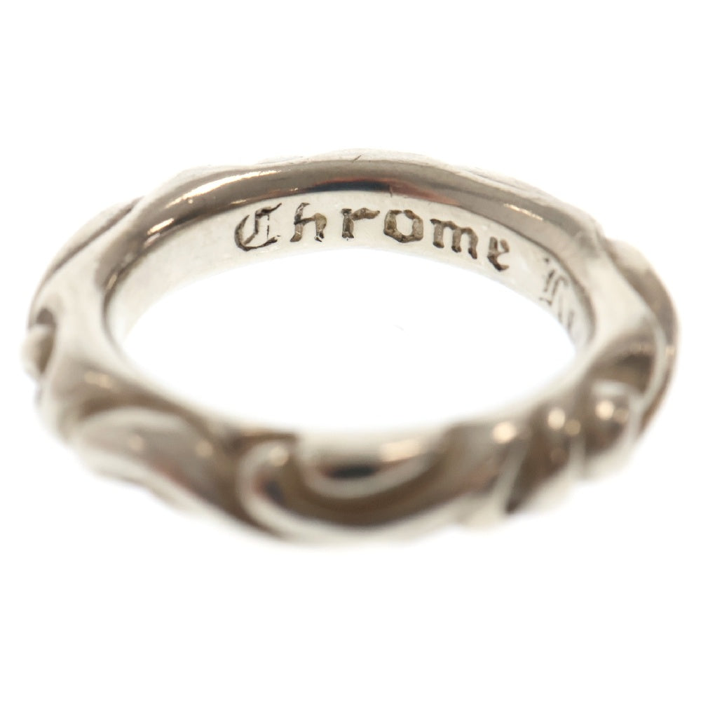 CHROME HEARTS(クロムハーツ) SCRL BAND スクロールバンド リング シルバー