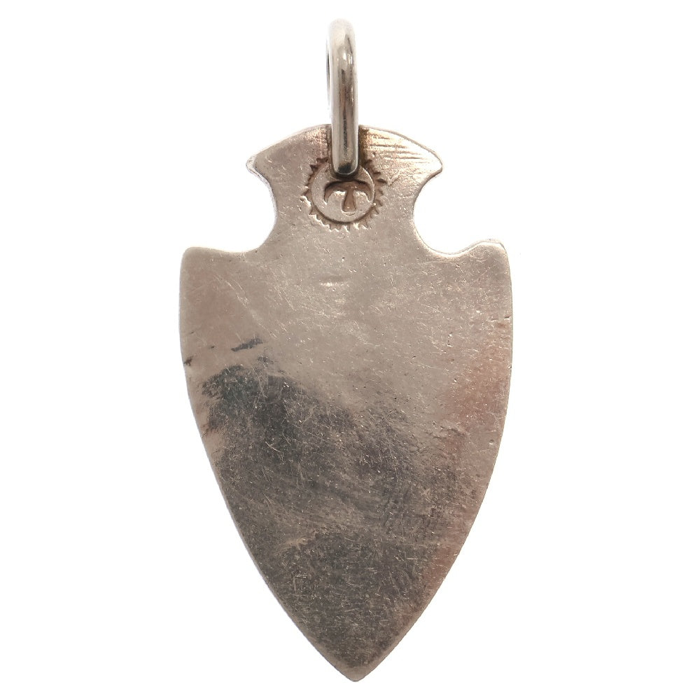 goro's(ゴローズ) 印台ズレ矢じり大 ネックレストップ シルバー/ゴールド