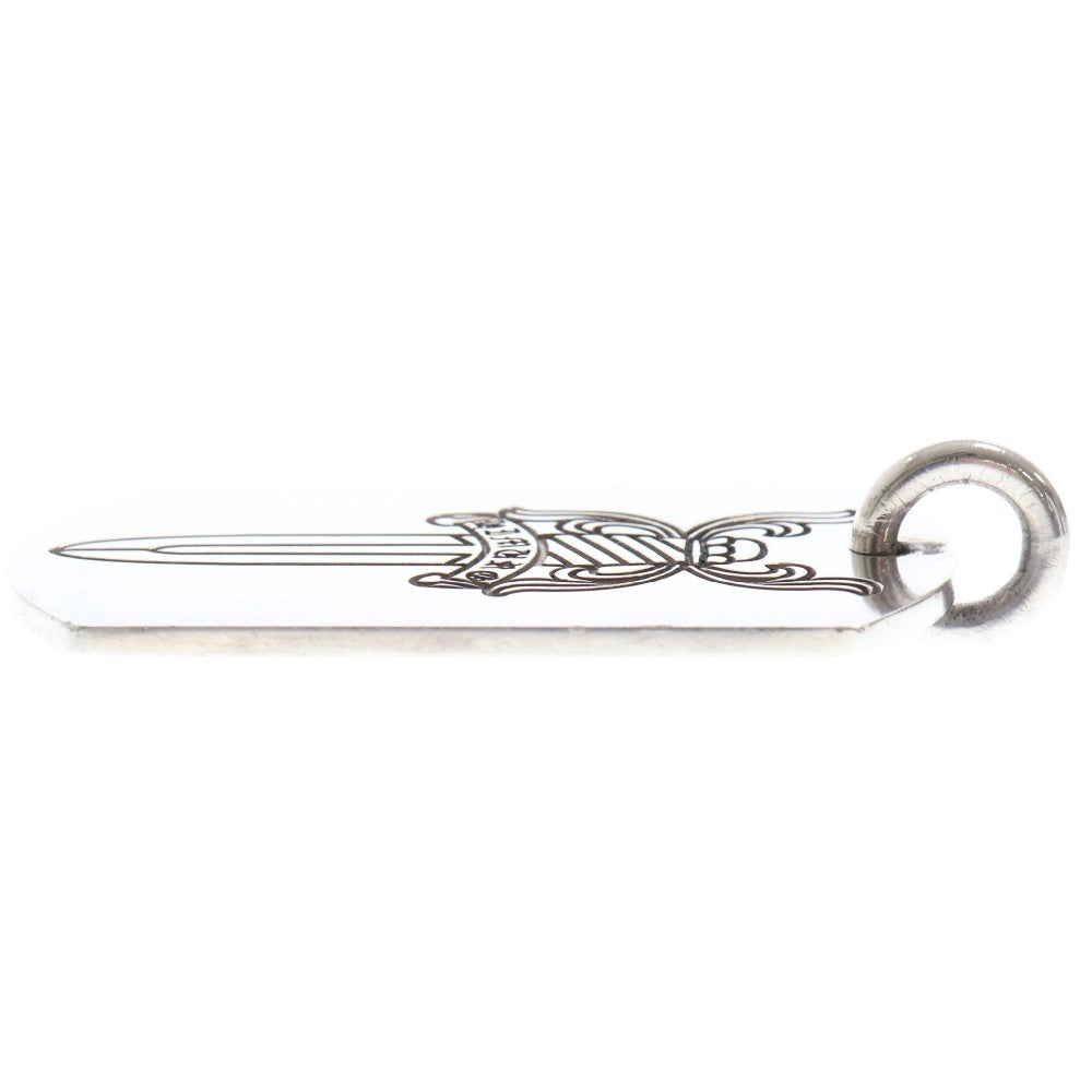 CHROME HEARTS(クロムハーツ) D/TAG LRG KYOUSKE HIMURO 氷室京介 ダガーラージドッグタグ ネックレストップ シルバー