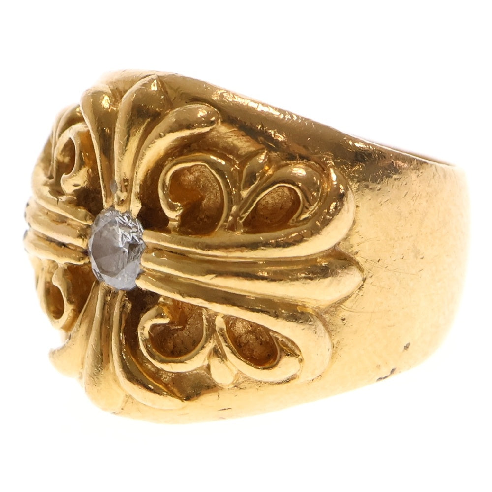 CHROME HEARTS(クロムハーツ) 22K KEEPER DIA キーパーリング アフター1ダイヤ ゴールド