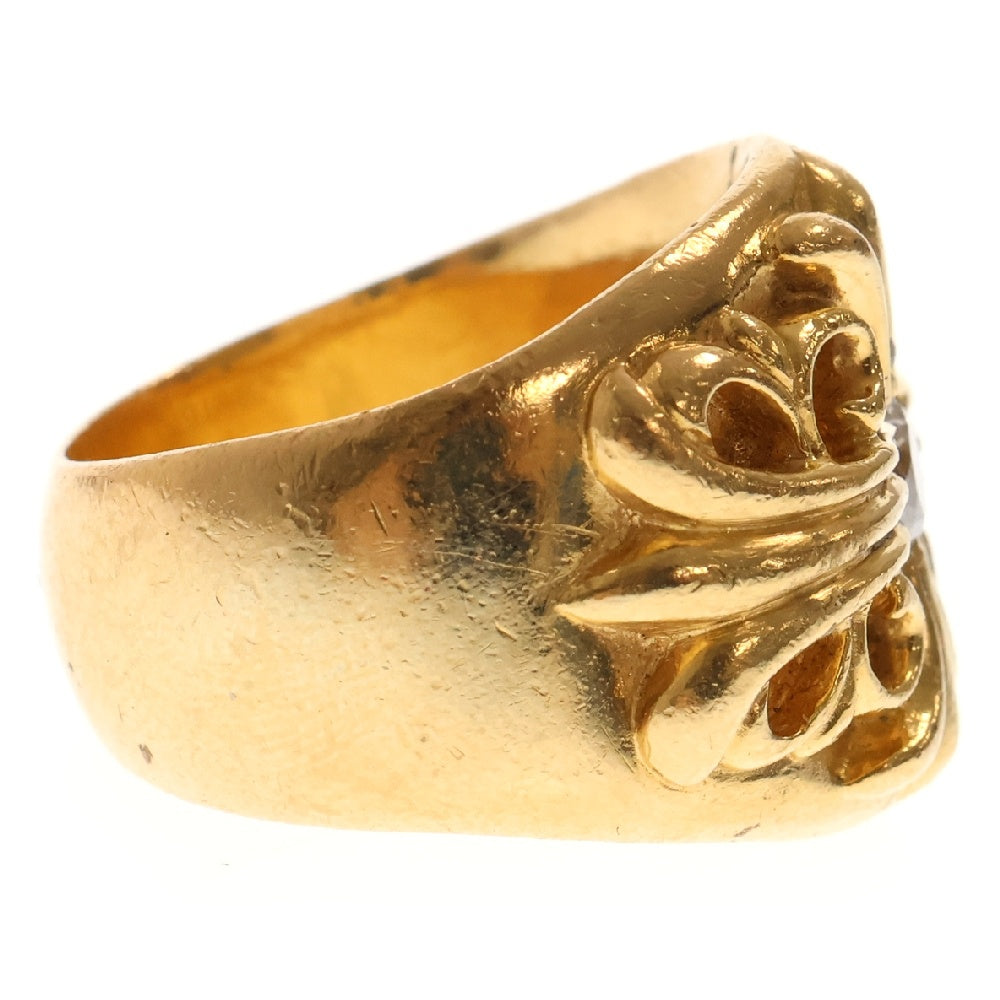 CHROME HEARTS(クロムハーツ) 22K KEEPER DIA キーパーリング アフター1ダイヤ ゴールド