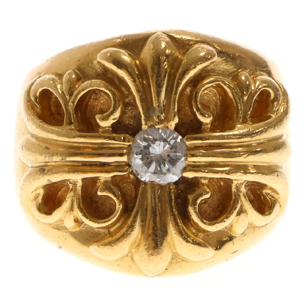 CHROME HEARTS(クロムハーツ) 22K KEEPER DIA キーパーリング アフター1ダイヤ ゴールド