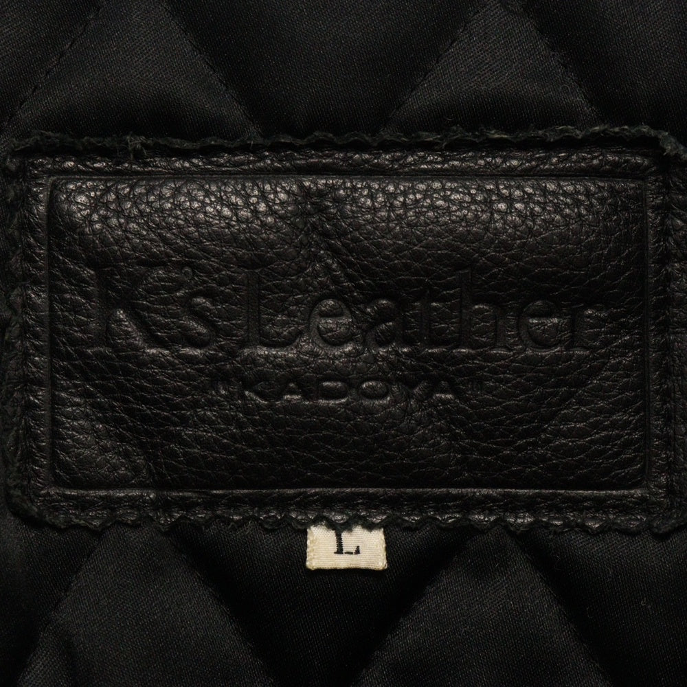 KADOYA(カドヤ) K's Leather レザージャケット ブラック