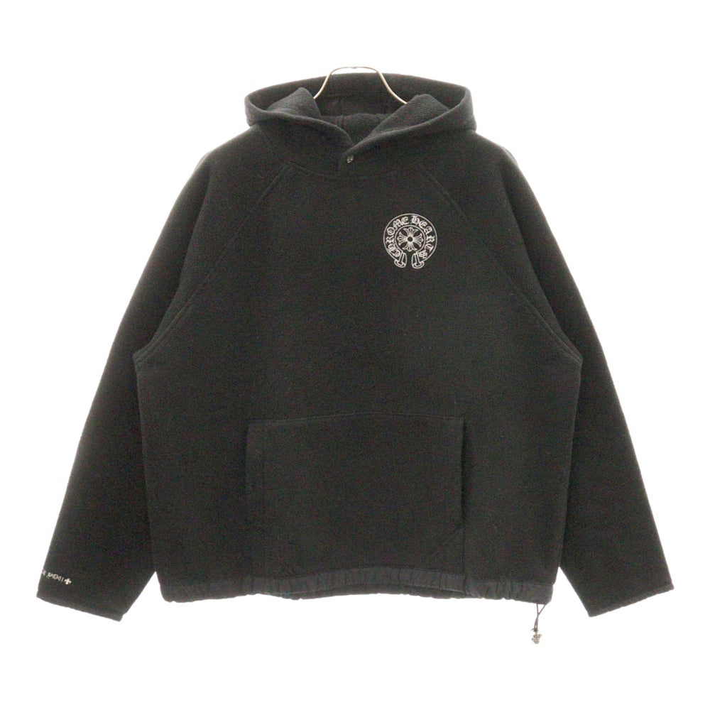CHROME HEARTS(クロムハーツ) YNT U DETENT HDPL FLC クロスボールボタンフリースプルオーバーパーカー