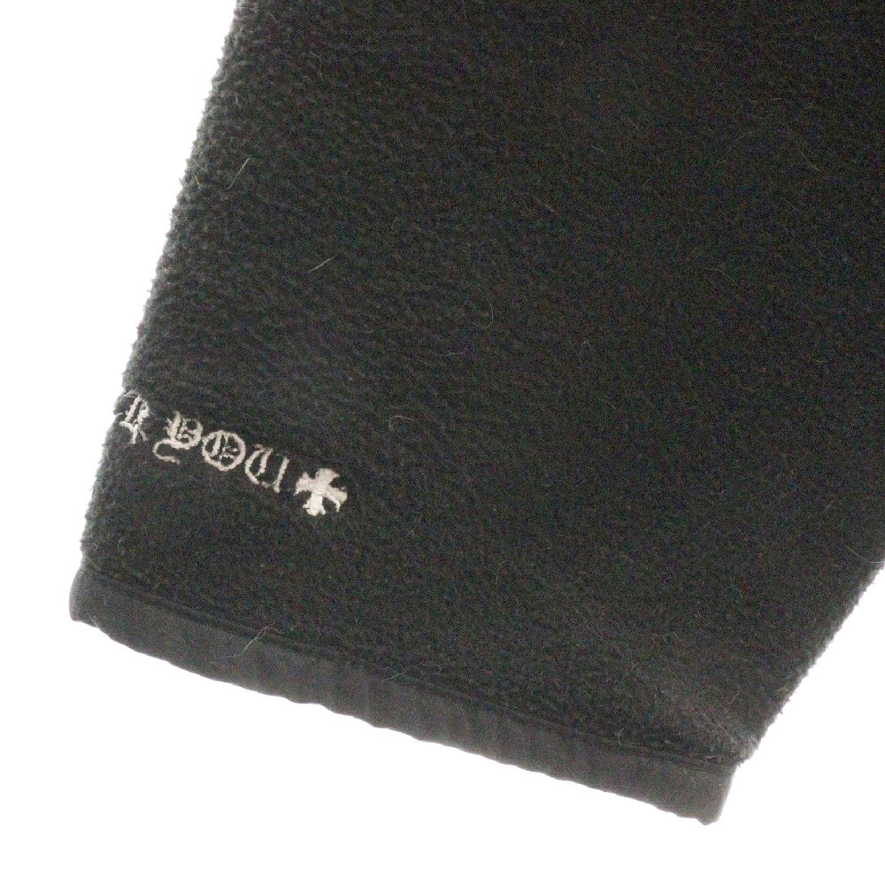 CHROME HEARTS(クロムハーツ) YNT U DETENT HDPL FLC クロスボールボタンフリースプルオーバーパーカー