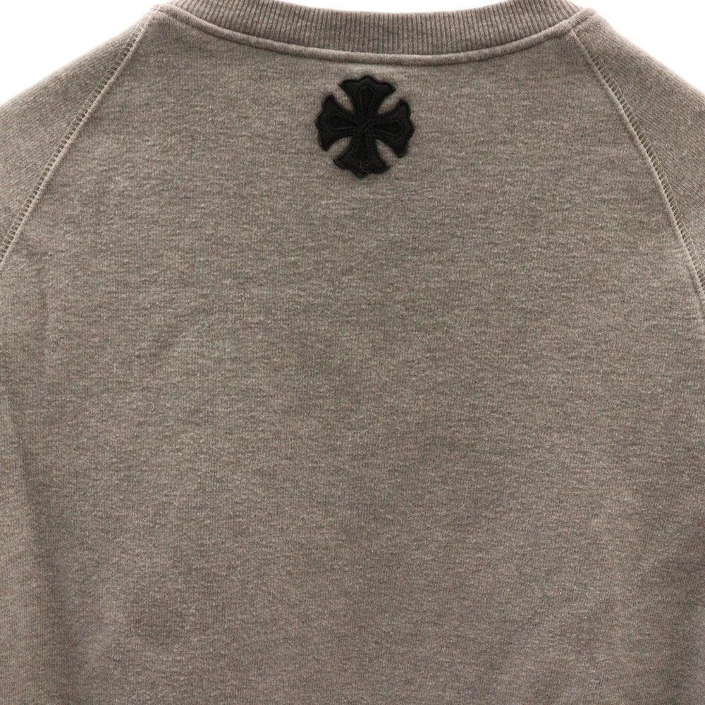 CHROME HEARTS(クロムハーツ) YNOT CHプラスパッチ装飾スウェットトレーナー グレー