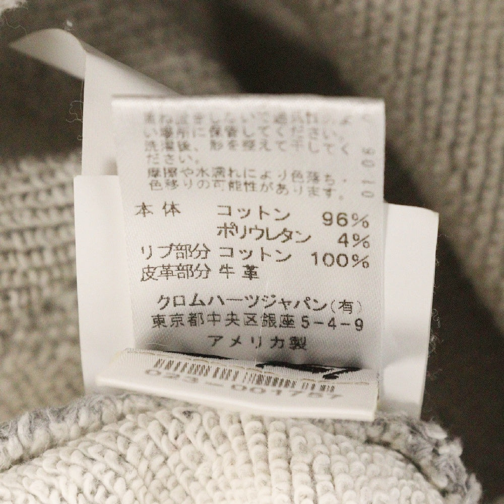 CHROME HEARTS(クロムハーツ) YNOT CHプラスパッチ装飾スウェットトレーナー グレー