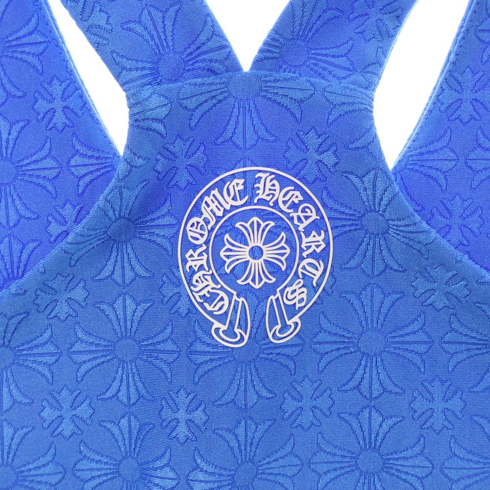 CHROME HEARTS(クロムハーツ) CHプラス総柄リブタンクトップ ブルー レディース