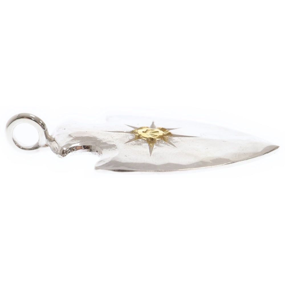 goro's(ゴローズ) 【新品】メタル付き矢じり大 ペンダントトップ シルバー/ゴールド