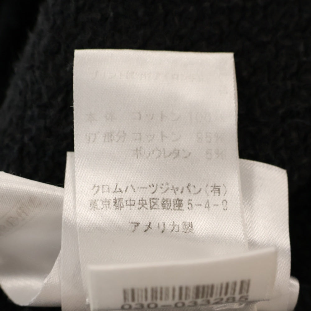 CHROME HEARTS(クロムハーツ) SWTSHRT PLVR プルオーバーパーカー 袖フローラルバックホースシュープリントパーカー