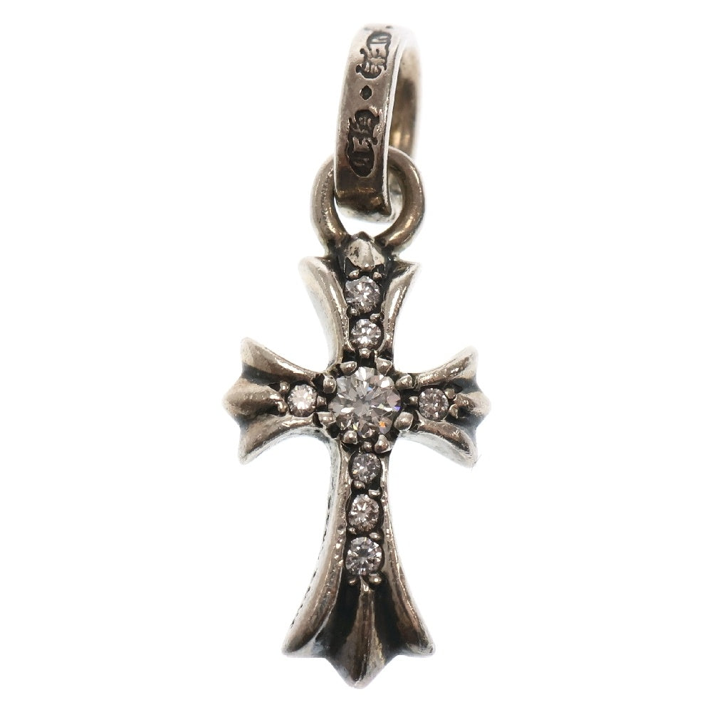 CHROME HEARTS(クロムハーツ) CRS BBYFAT P DMND ベイビーファット PAVEダイヤ ペンダントトップ シルバー BCA234