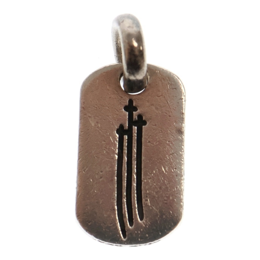 CHROME HEARTS(クロムハーツ) DT TNY RS3 RS3クロスタイニードッグタグ ペンダントトップ シルバー