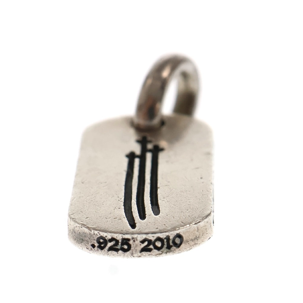CHROME HEARTS(クロムハーツ) DT TNY RS3 RS3クロスタイニードッグタグ ペンダントトップ シルバー