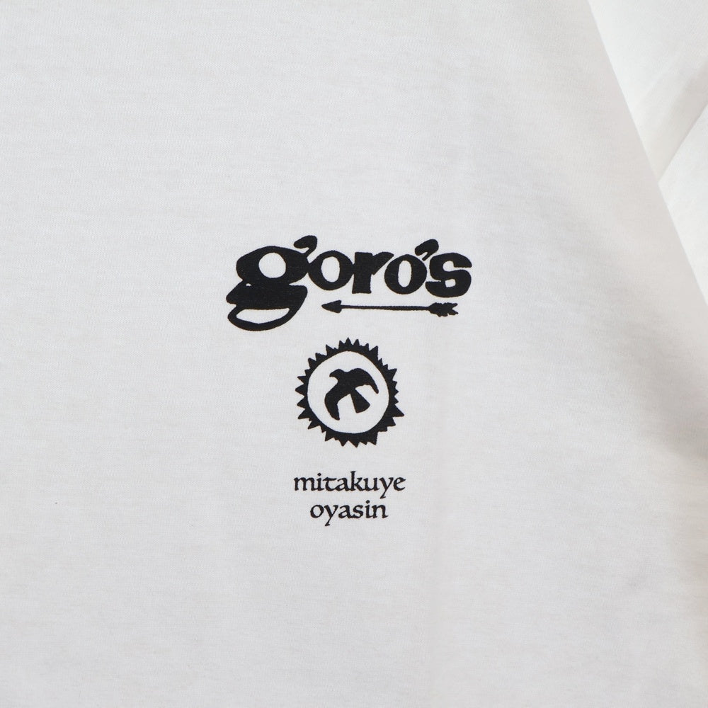 goro's(ゴローズ) mitakuye oyasin プリント ポケットTシャツ ホワイト