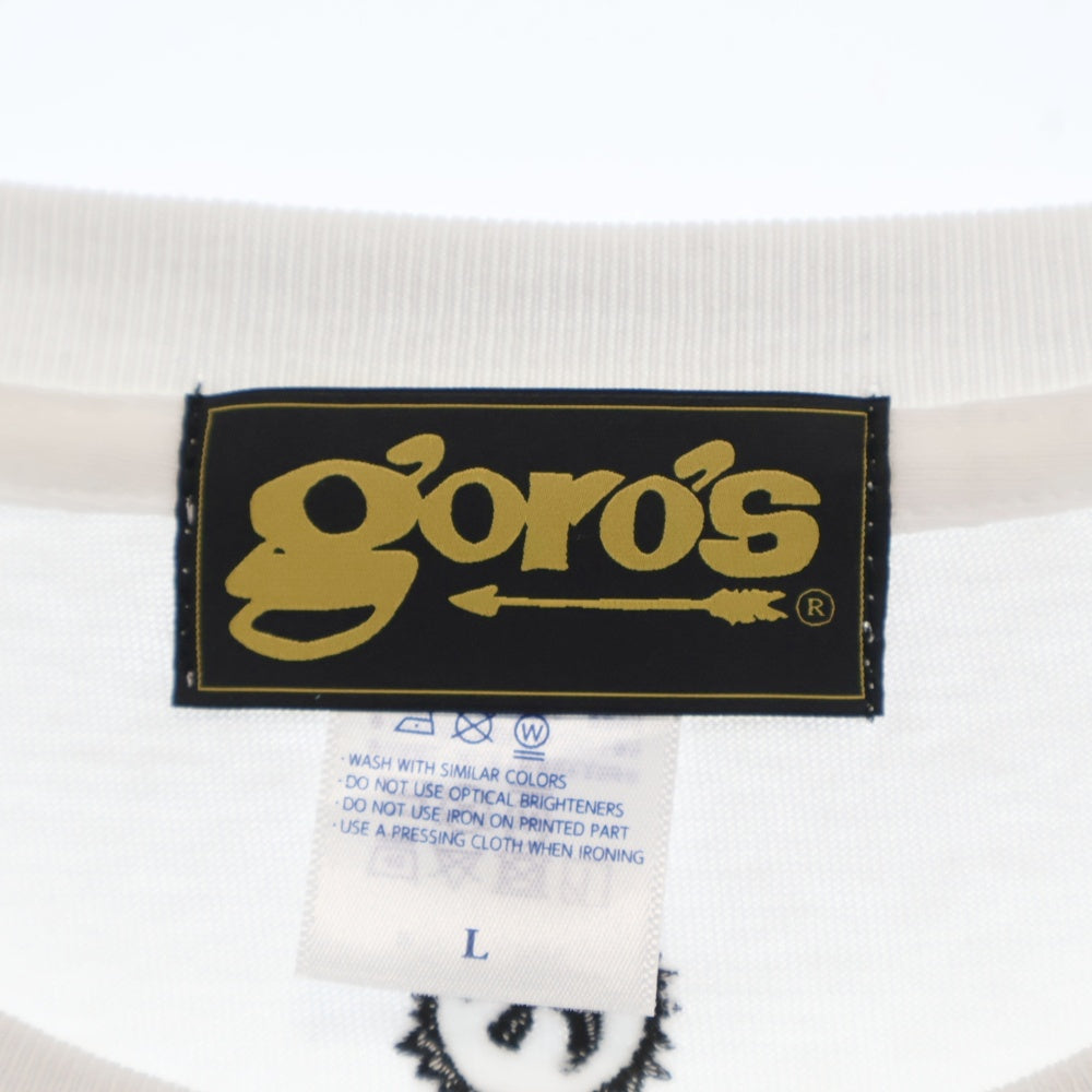 goro's(ゴローズ) mitakuye oyasin プリント ポケットTシャツ ホワイト