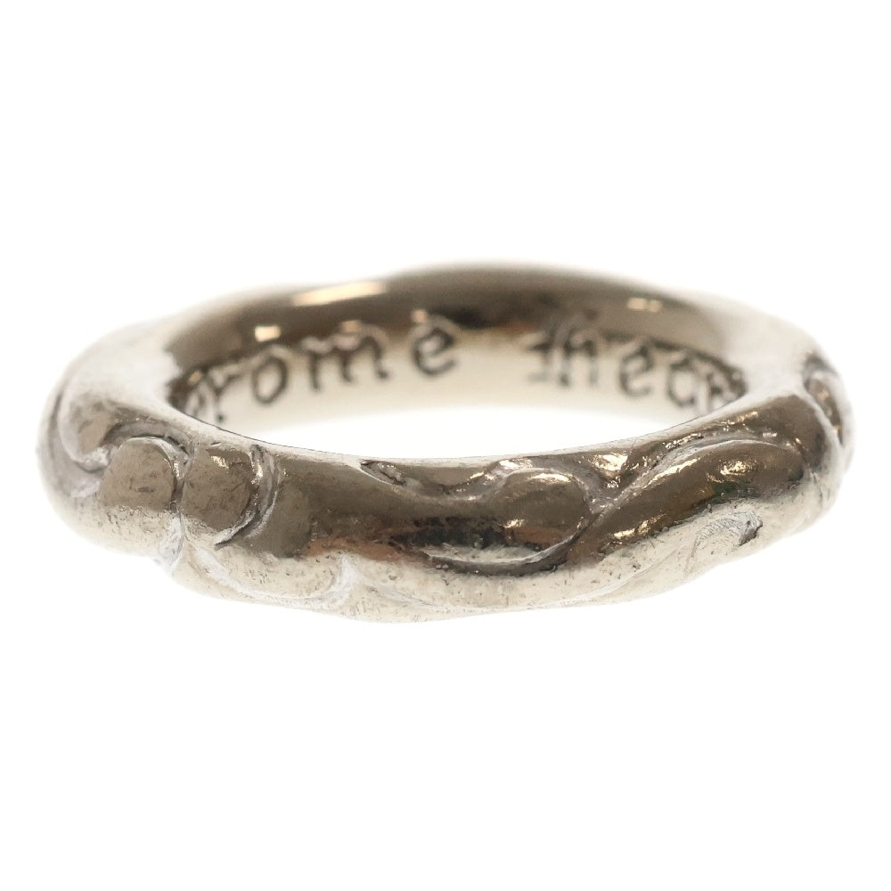CHROME HEARTS(クロムハーツ) 18KWG SCRL BAND スクロールバンド ホワイトゴールドリング