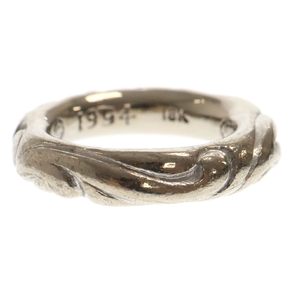 CHROME HEARTS(クロムハーツ) 18KWG SCRL BAND スクロールバンド ホワイトゴールドリング