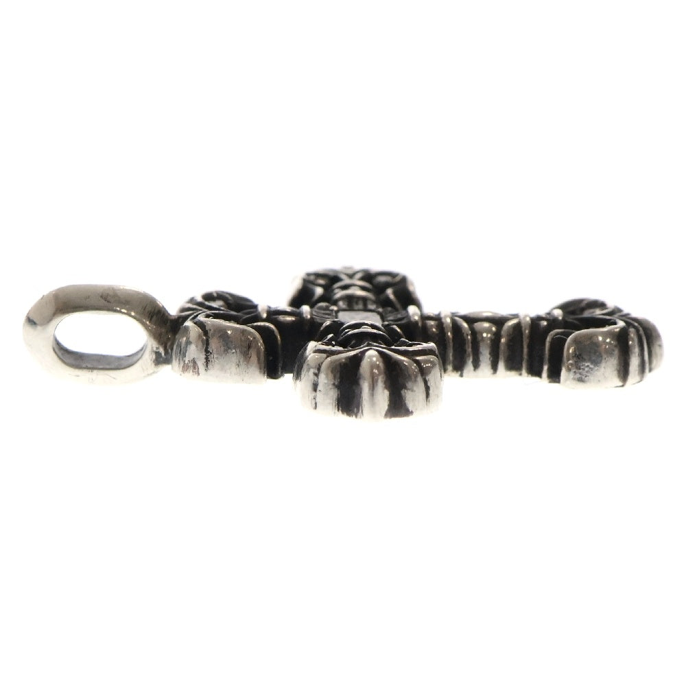 CHROME HEARTS(クロムハーツ) CHARM FILIGREE TINY P DMND タイニーフィリグリー PAVEダイヤ シルバーネックレストップ