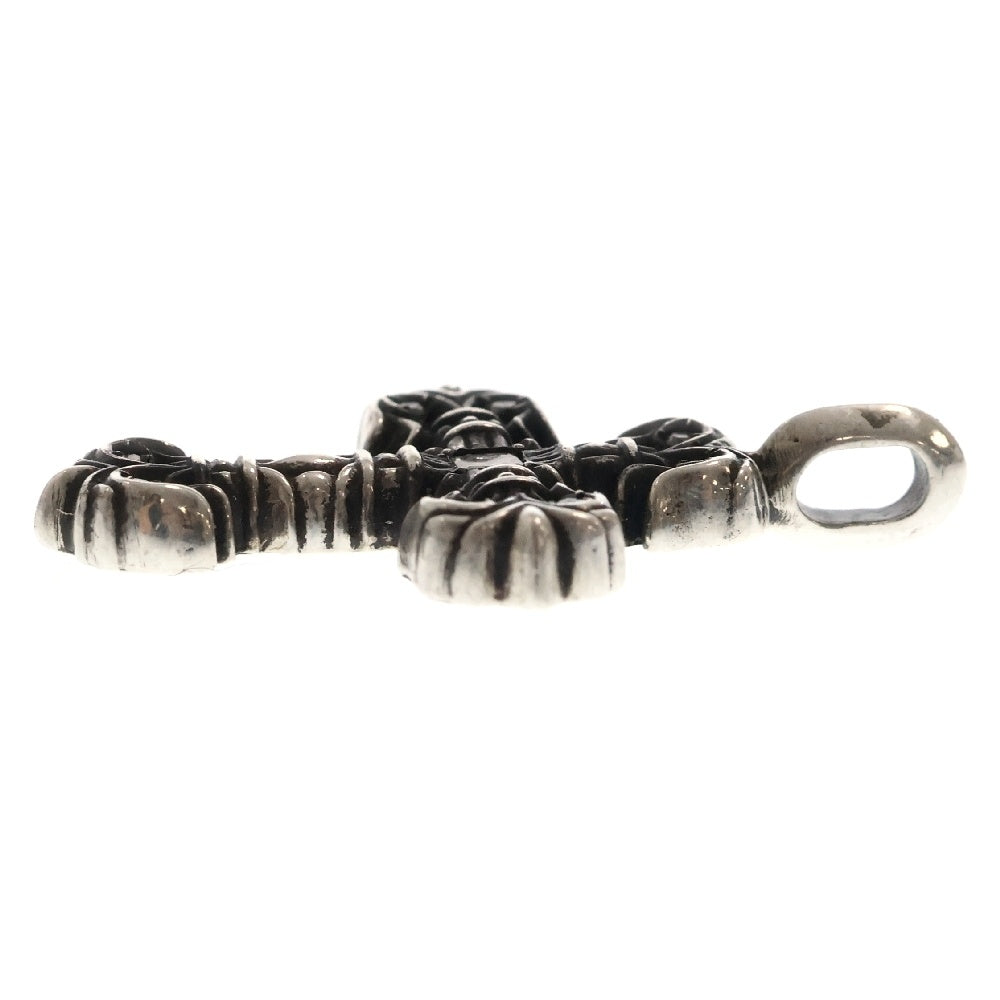 CHROME HEARTS(クロムハーツ) CHARM FILIGREE TINY P DMND タイニーフィリグリー PAVEダイヤ シルバーネックレストップ