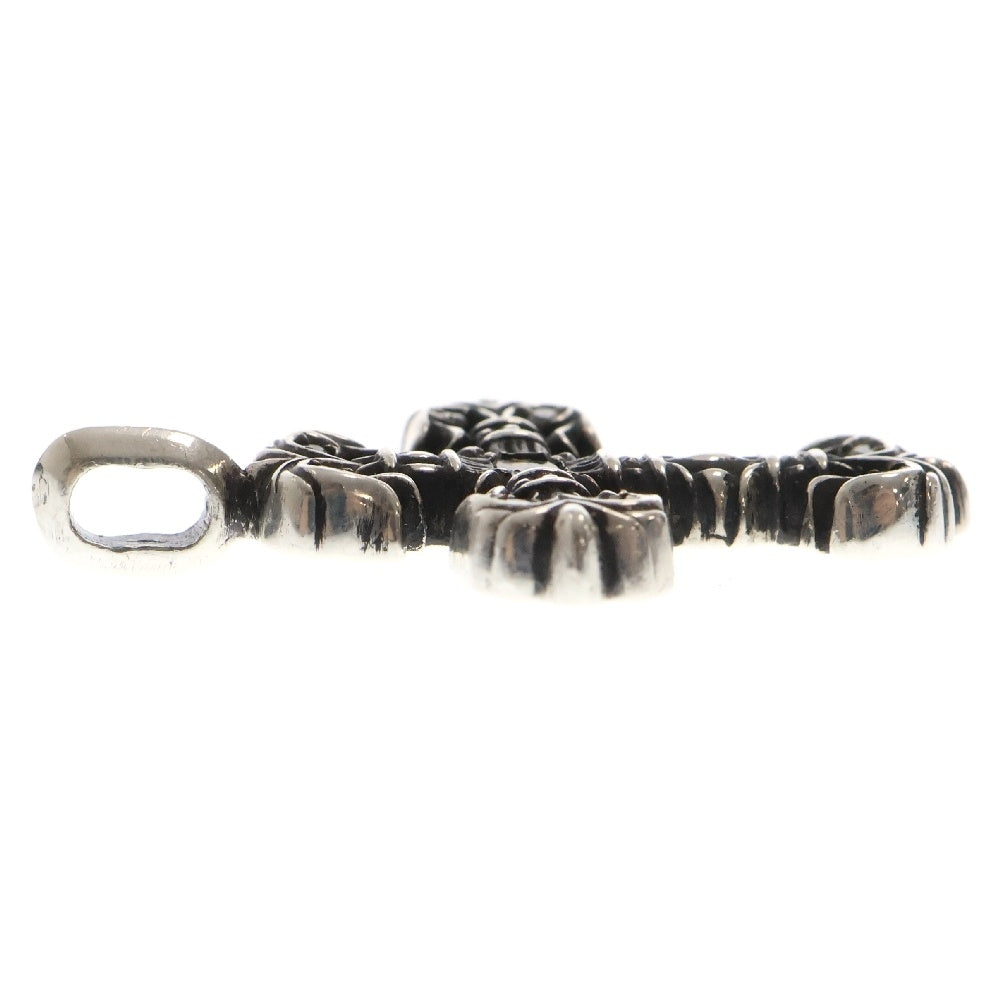 CHROME HEARTS(クロムハーツ) CHARM FILIGREE TINY P DMND タイニーフィリグリー PAVEダイヤ シルバーネックレストップ
