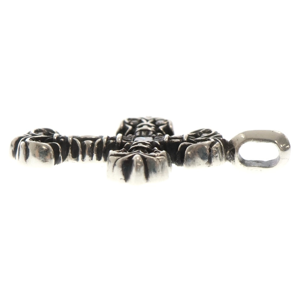 CHROME HEARTS(クロムハーツ) CHARM FILIGREE TINY P DMND タイニーフィリグリー PAVEダイヤ シルバーネックレストップ