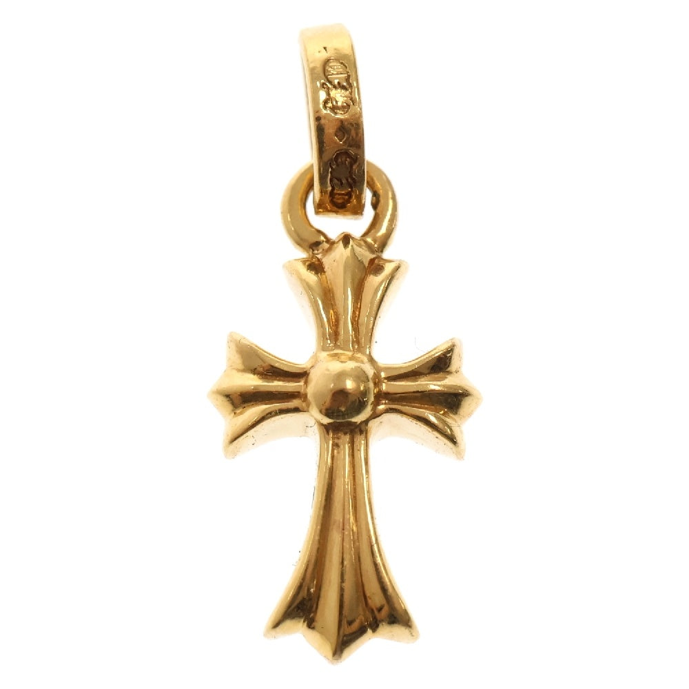 CHROME HEARTS(クロムハーツ) 22K CRS BBYFAT P/DIA ベイビーファットクロス PAVEダイヤ ペンダントトップ ゴールド BCA035