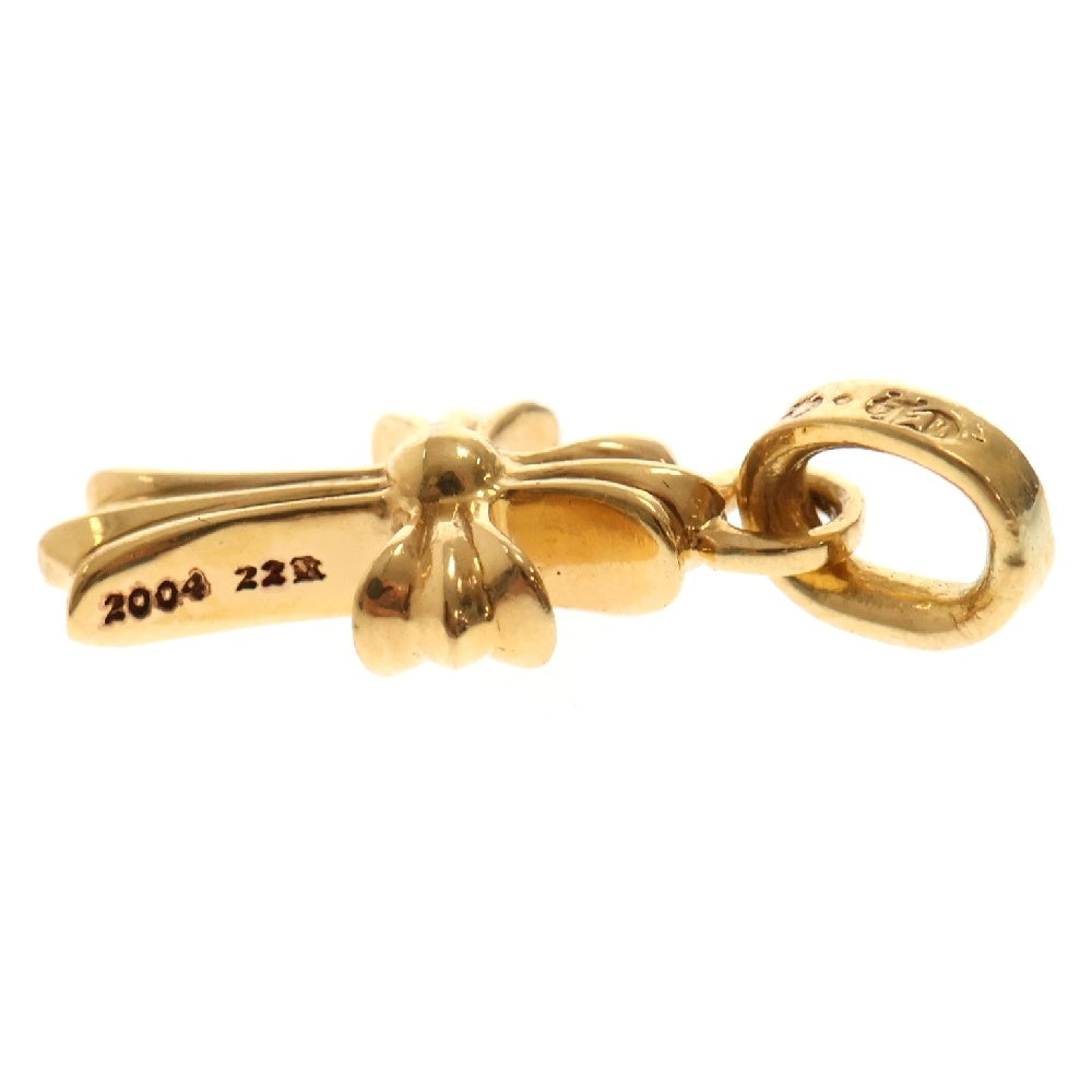 CHROME HEARTS(クロムハーツ) 22K CRS BBYFAT P/DIA ベイビーファットクロス PAVEダイヤ ペンダントトップ ゴールド BCA035