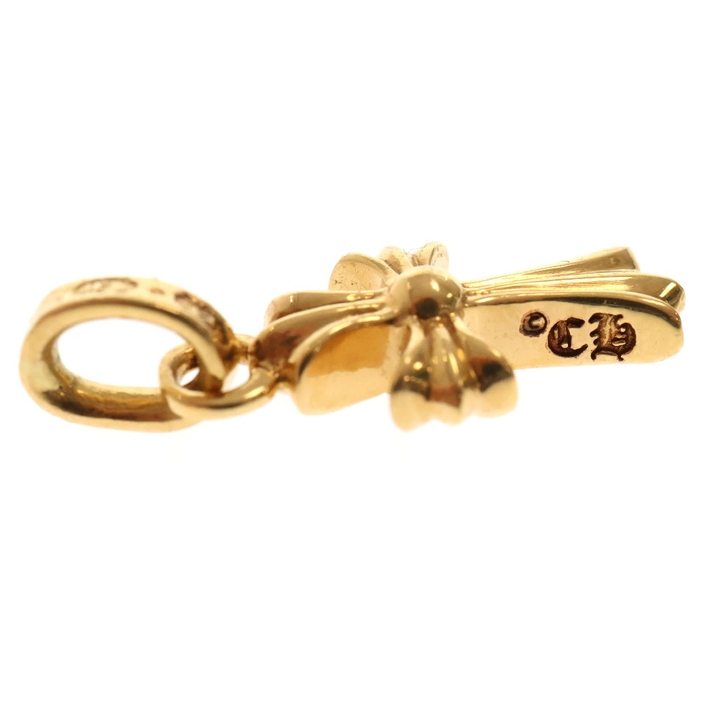 CHROME HEARTS(クロムハーツ) 22K CRS BBYFAT P/DIA ベイビーファットクロス PAVEダイヤ ペンダントトップ ゴールド BCA035