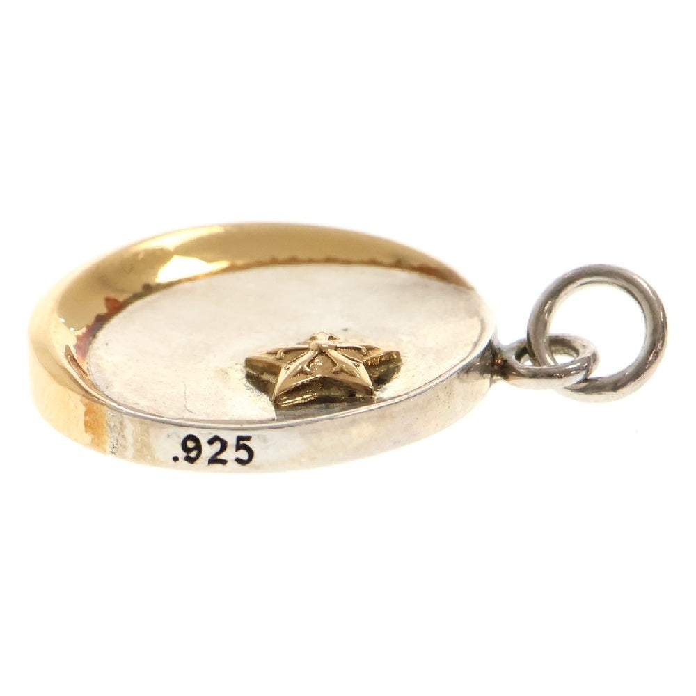 CHROME HEARTS(クロムハーツ) STAR CRESCENT スタークレセント シルバーゴールドコンビネックレストップ