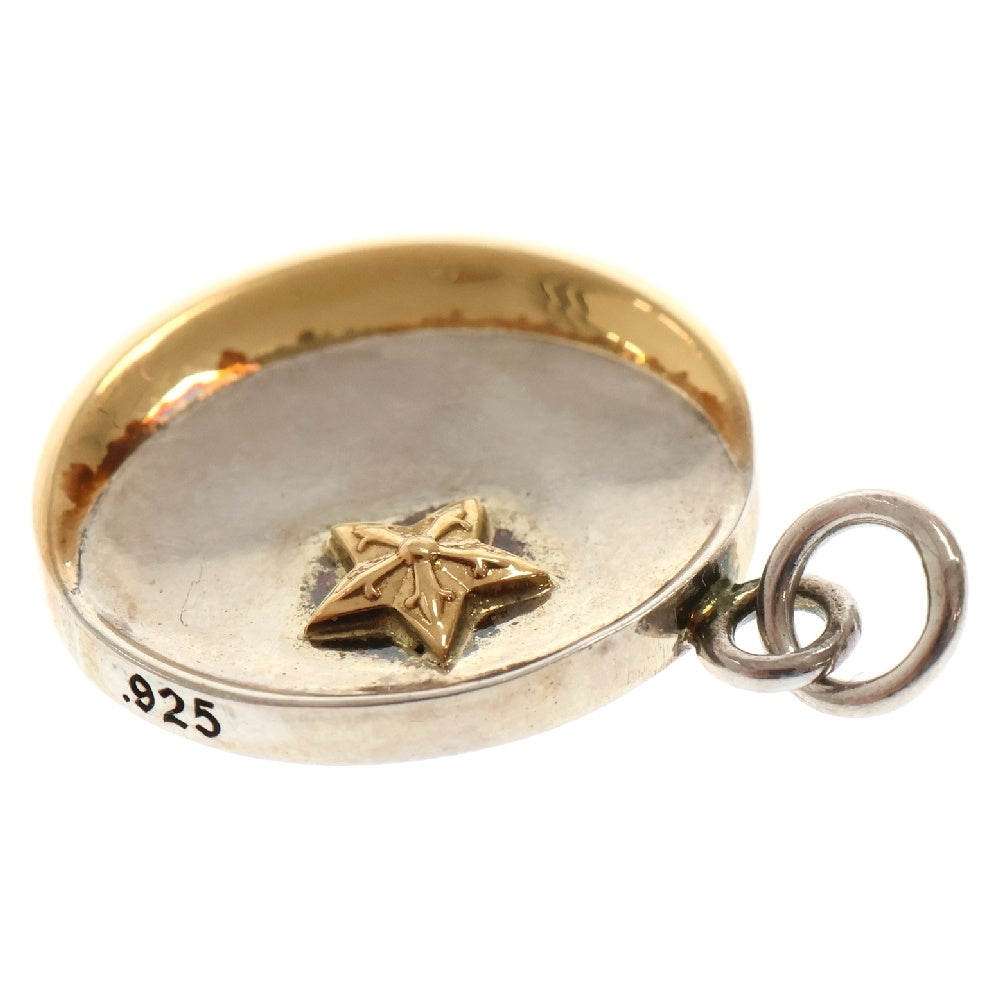 CHROME HEARTS(クロムハーツ) STAR CRESCENT スタークレセント シルバーゴールドコンビネックレストップ