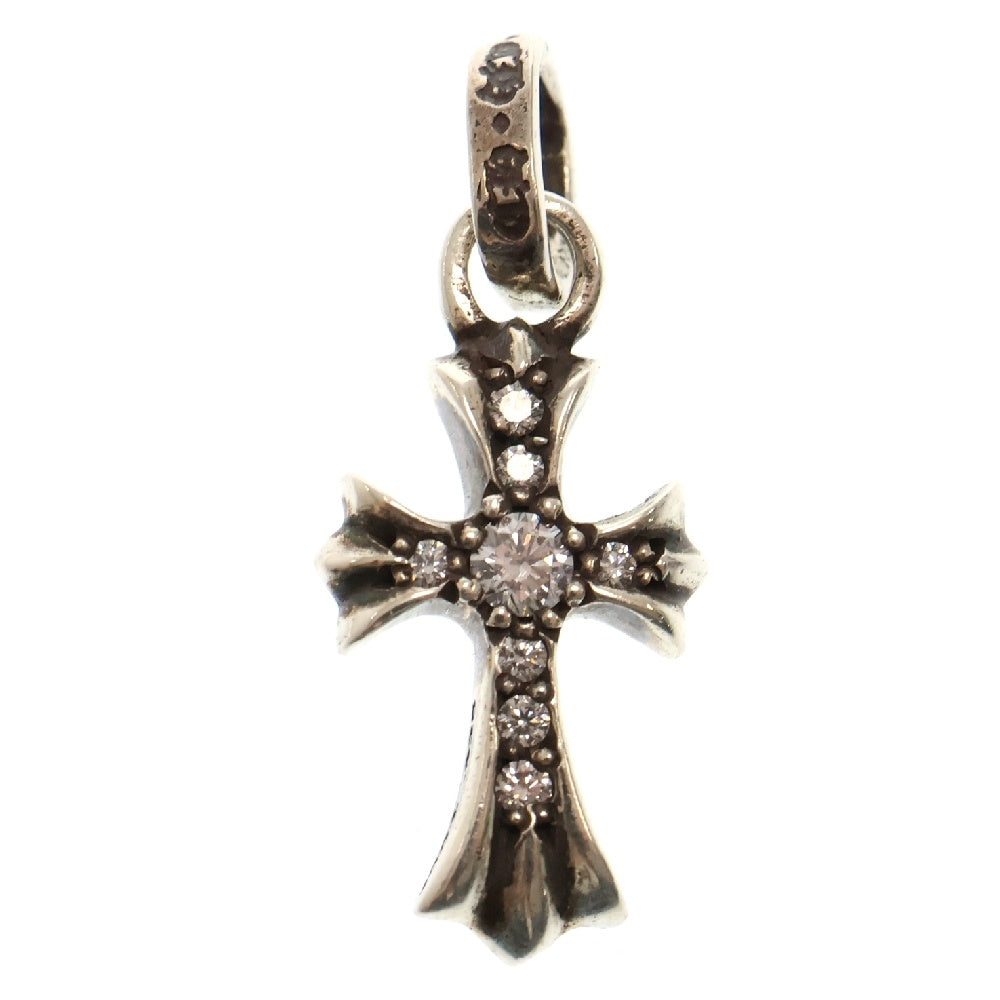 CHROME HEARTS(クロムハーツ) CRS BBYFAT P DMND ベイビーファット PAVEダイヤ ペンダントトップ シルバー BCA234