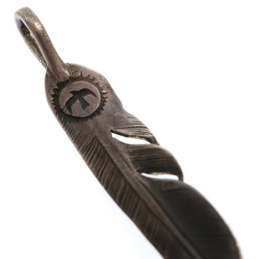 goro's(ゴローズ) SVフェザー大 ペンダントトップ シルバー