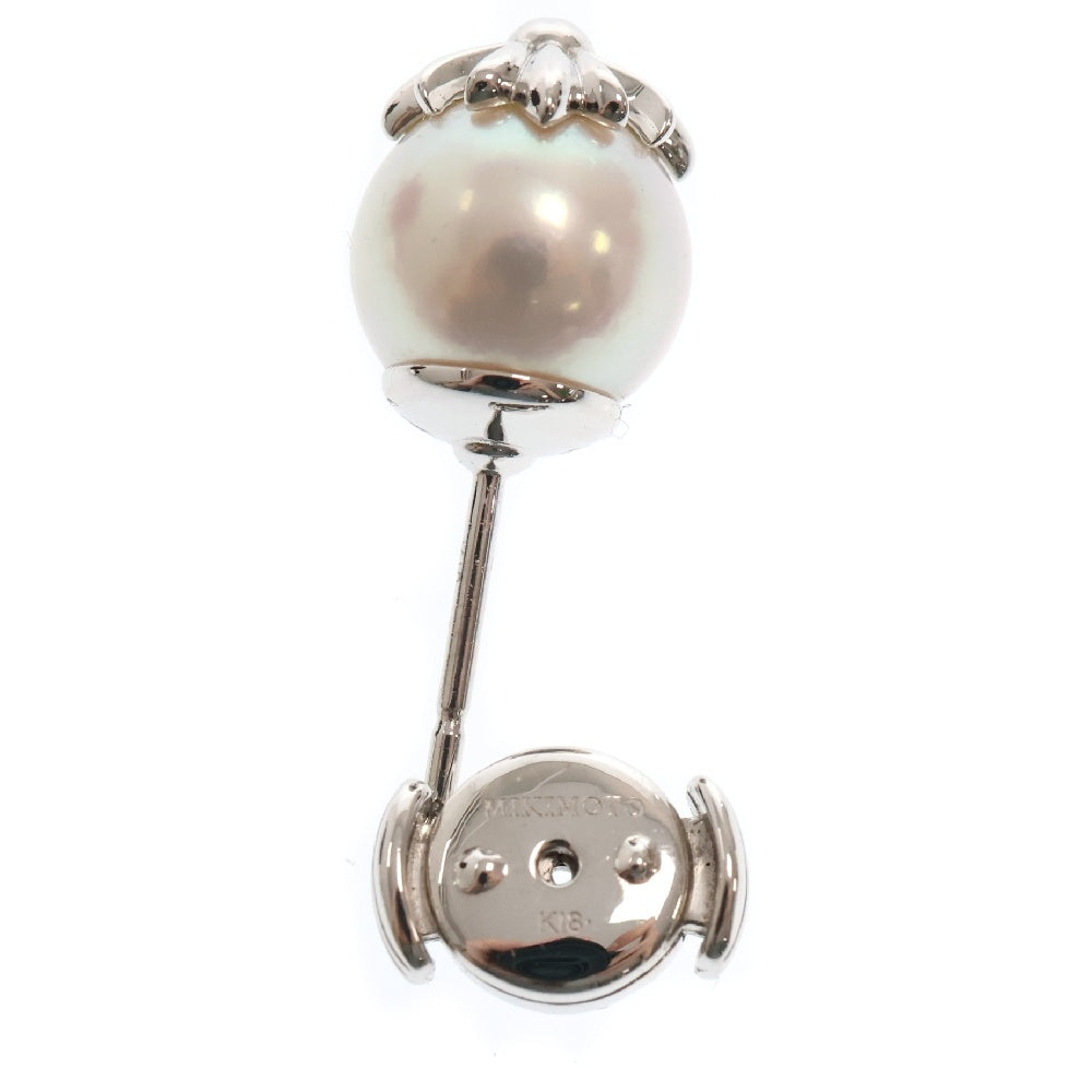 CHROME HEARTS(クロムハーツ) ×MIKIMOTO K18WG ミキモト CHプラスパールピアス ホワイトゴールド