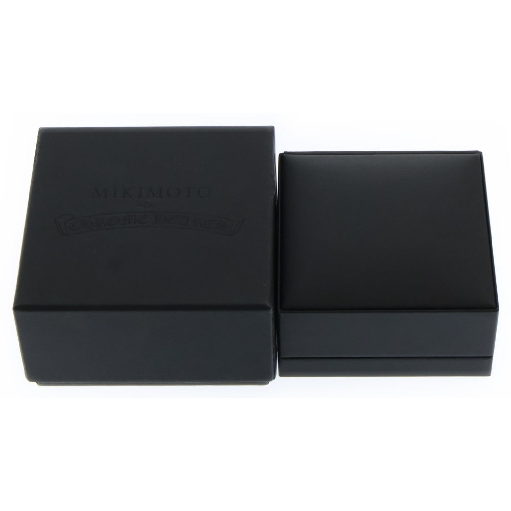 CHROME HEARTS(クロムハーツ) ×MIKIMOTO K18WG ミキモト CHプラスパールピアス ホワイトゴールド