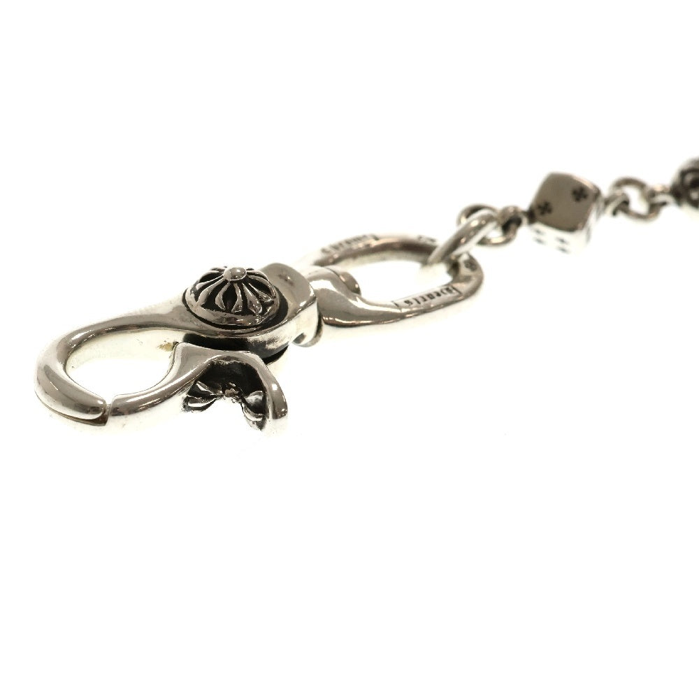 CHROME HEARTS(クロムハーツ) DICE 1CRS BALL-1 1クリップダイスクロスボール シルバーウォレットチェーン